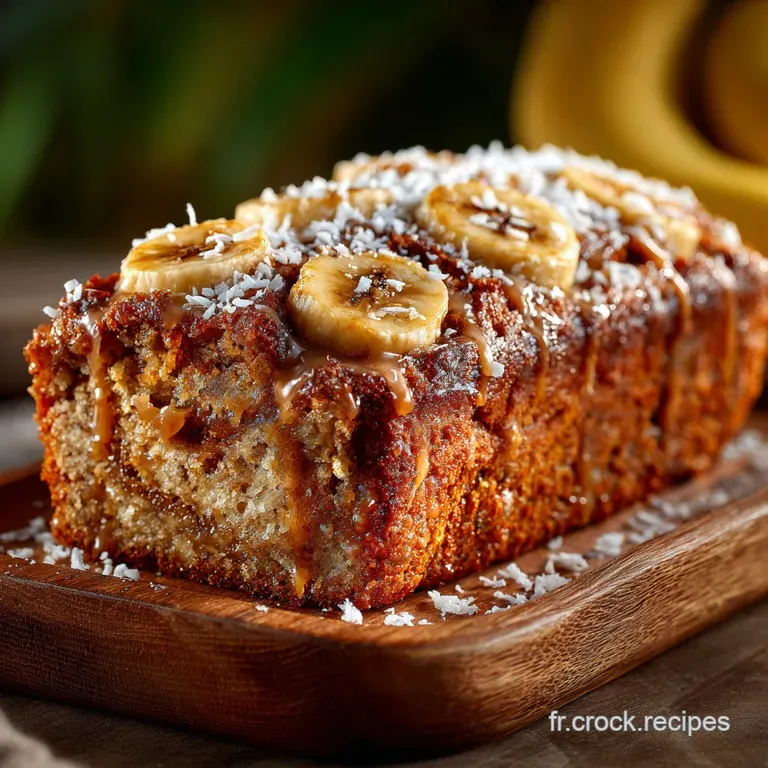 Pain Aux Bananes Et &Agrave; La Noix De Coco La Recette Moelleuse Et Facile Du Pain Cocotte presentation