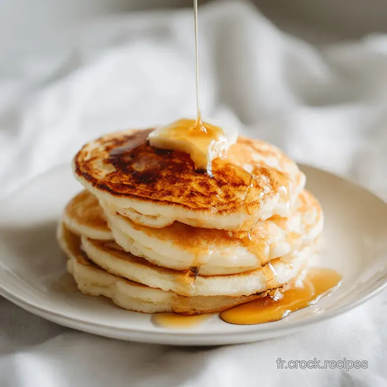 Pancakes au yaourt grec : A&eacute;riens et fondants