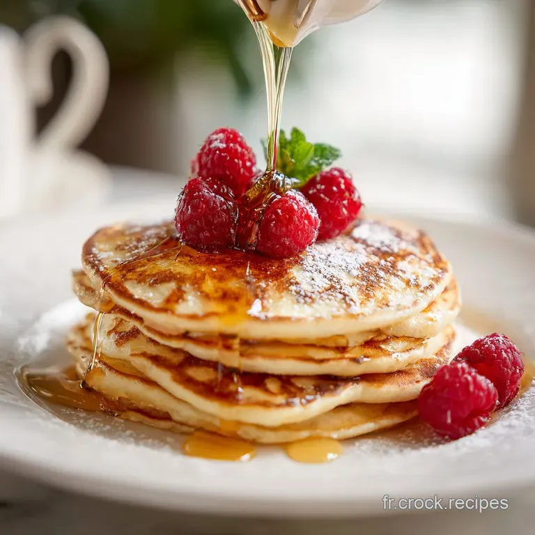 Pancakes L&eacute;gers &agrave; la Fran&ccedil;aise: Texture Souffl&eacute;e