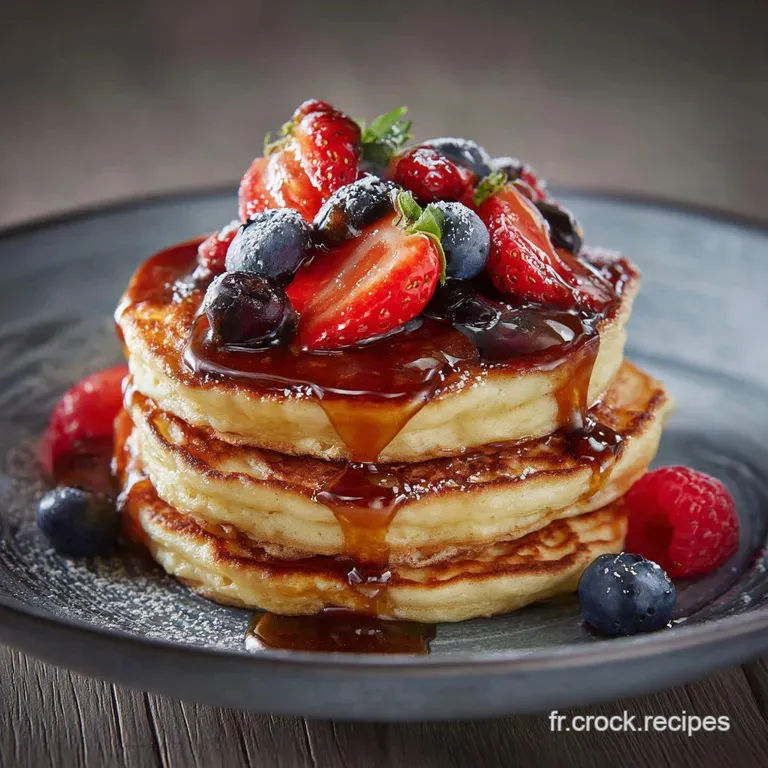 Pancakes UltraMoelleux Signature aux Blancs Mont&eacute;s