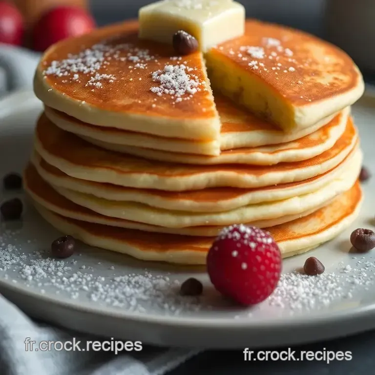 Pancakes Ultra Moelleux: La Touche Fran&ccedil;aise presentation