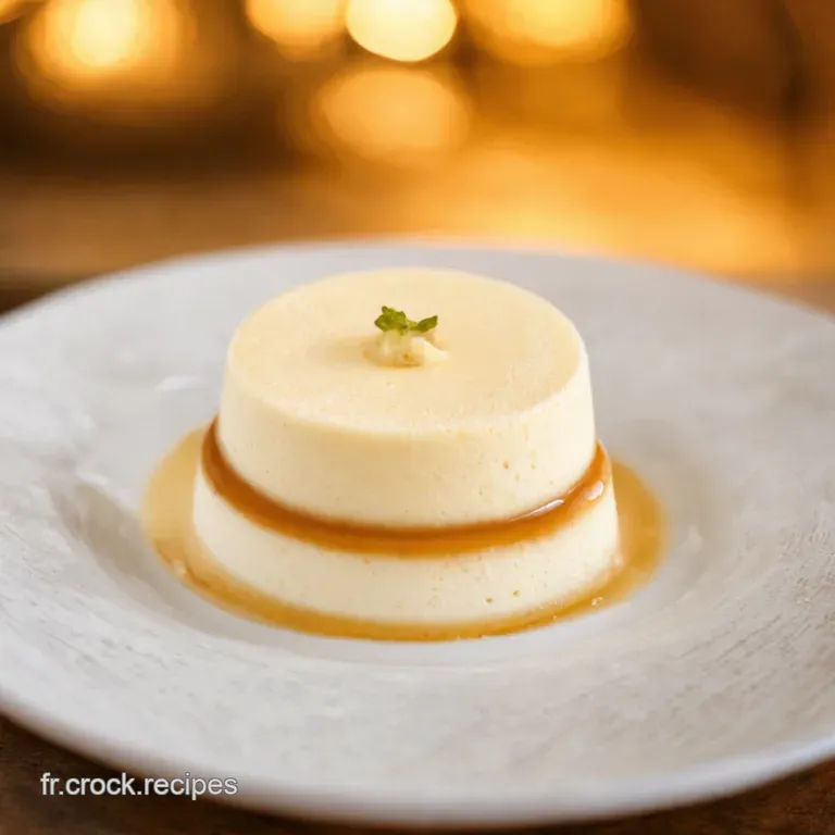 Panna Cotta Douceur Italienne &Agrave; Fleur De Lait presentation