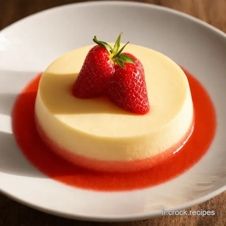 Panna Cotta Douceur Italienne &agrave; Fleur de Lait