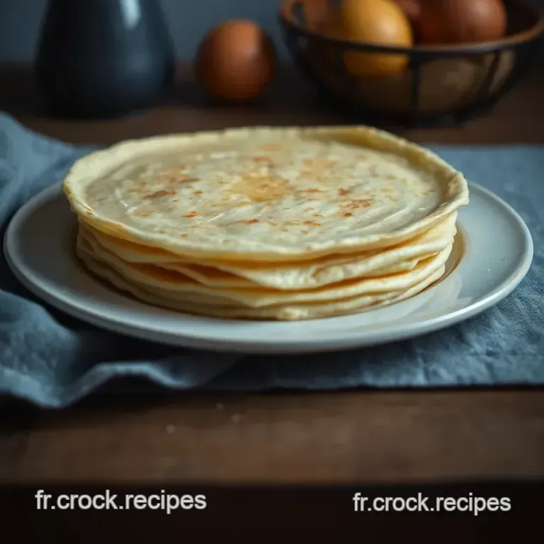 P&acirc;te &Agrave; Cr&ecirc;pe Parfaite : La Base Des D&eacute;lices Culinaires presentation