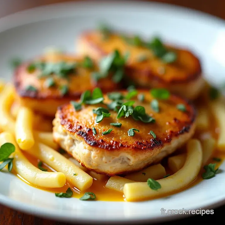 P&acirc;tes au Poulet Onctueuses Sauce Boursin et Herbes Fra&icirc;ches