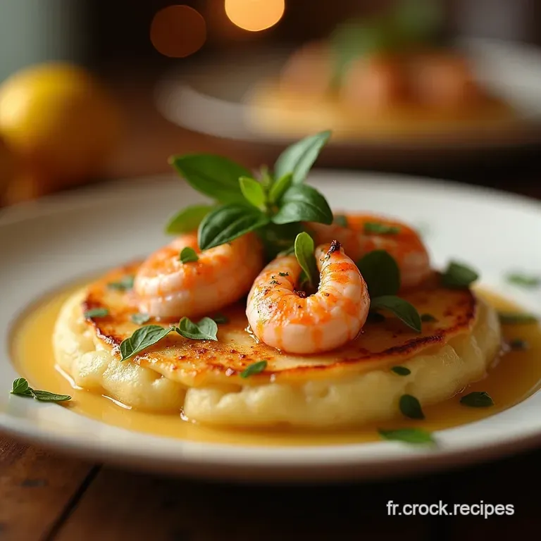 P&acirc;tes Aux Crevettes Cr&egrave;me Citronn&eacute;e Et Basilic Lexpress Du Bistrot presentation