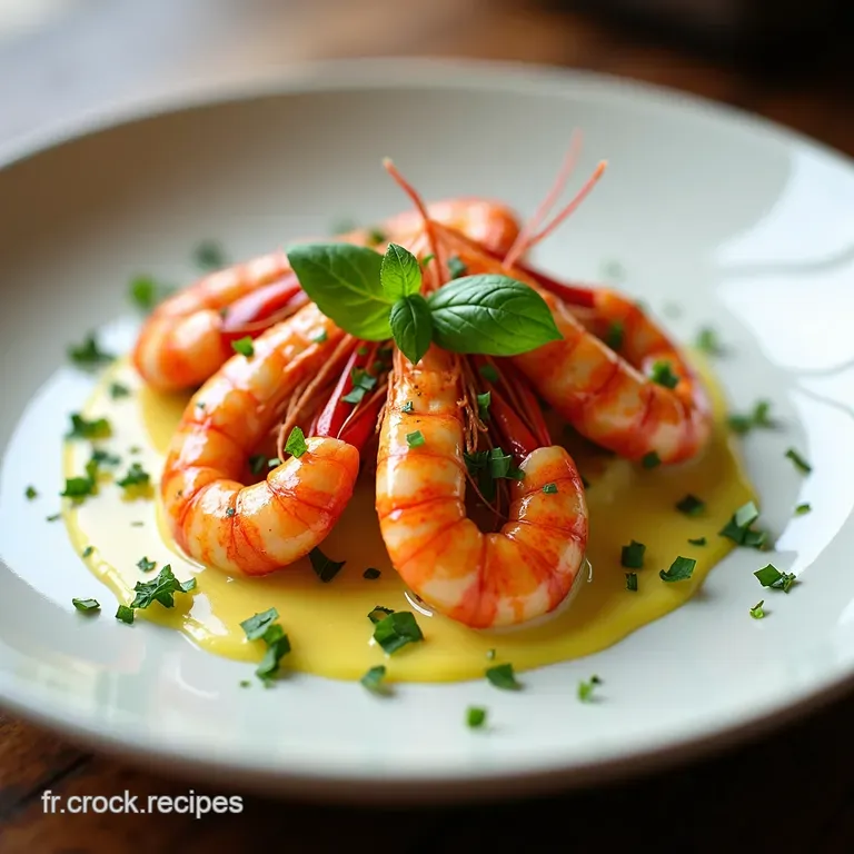 P&acirc;tes aux Crevettes Cr&egrave;me Citronn&eacute;e et Basilic LExpress du Bistrot