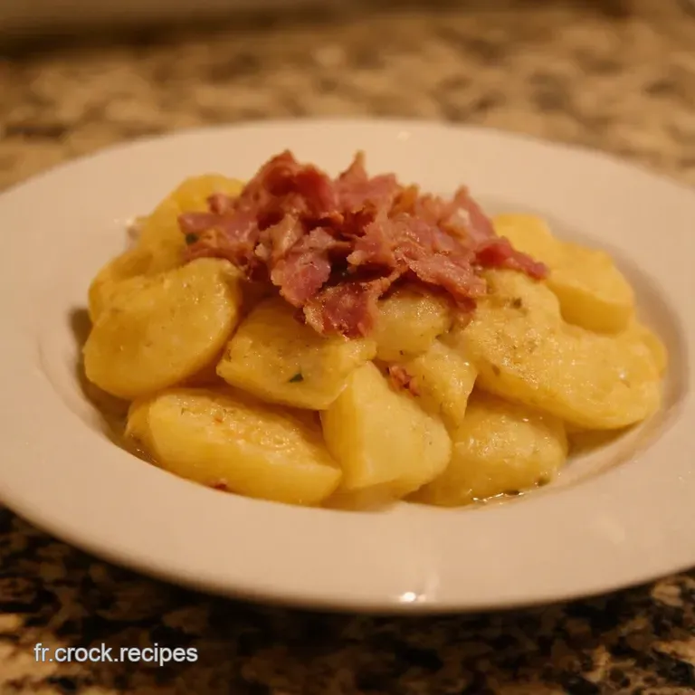 P&acirc;tes Cr&egrave;meuses Au Boursin Et Lardons presentation