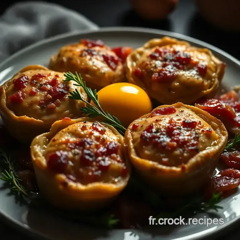 Paupiettes De Poulet R&ocirc;ties Au Four presentation
