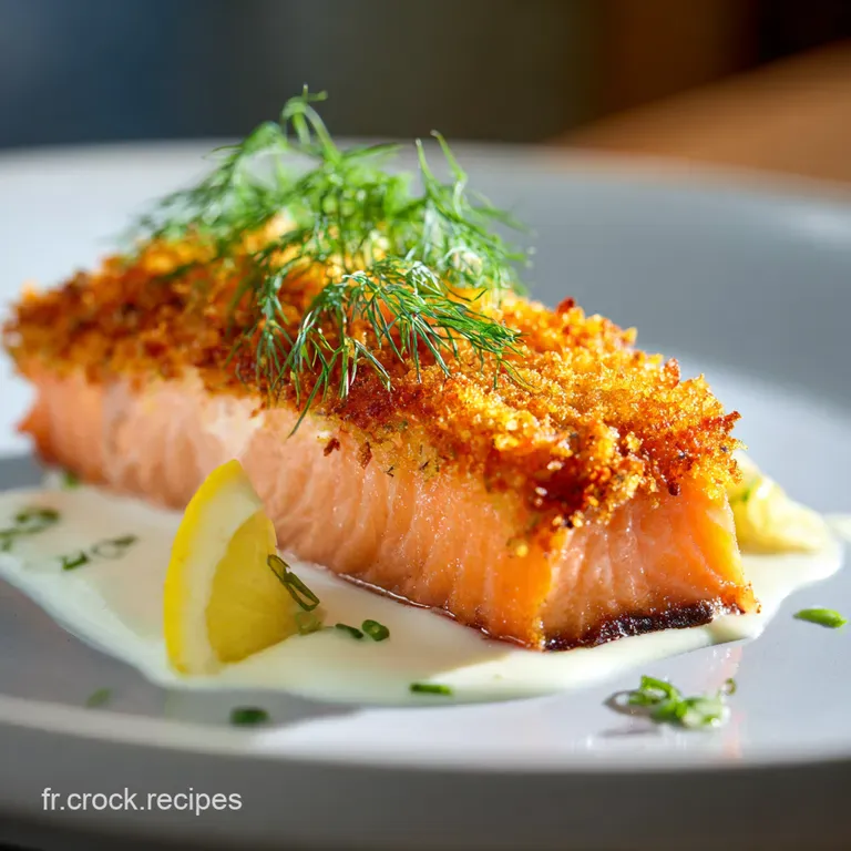 Pav&eacute; de Saumon &agrave; la Po&ecirc;le Sauce Citron-Aneth