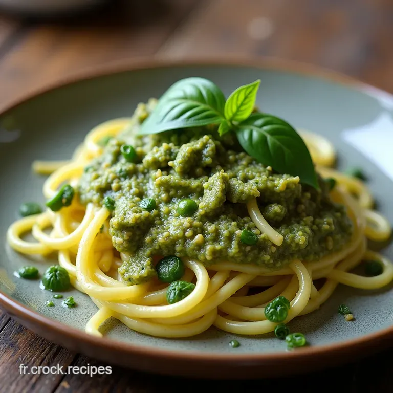 Le Pesto Vert de GrandM&egrave;re Pesto aux &Eacute;pinards Noix de Pin et Parmesan Aill&eacute;
