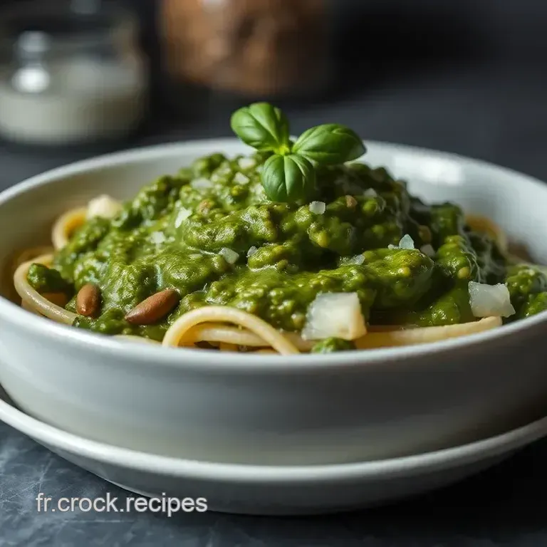 Pesto Genovese: L Authentique Sauce Italienne au Basilic