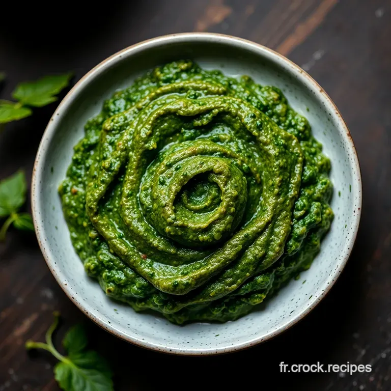 Pesto Genovese Maison: Un Basilic D &eacute;t&eacute; Inoubliable presentation