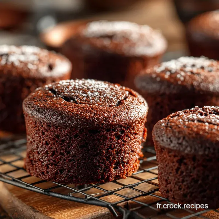 Petits Cakes Ultramoelleux Au Chocolat Et Yaourt Grec presentation