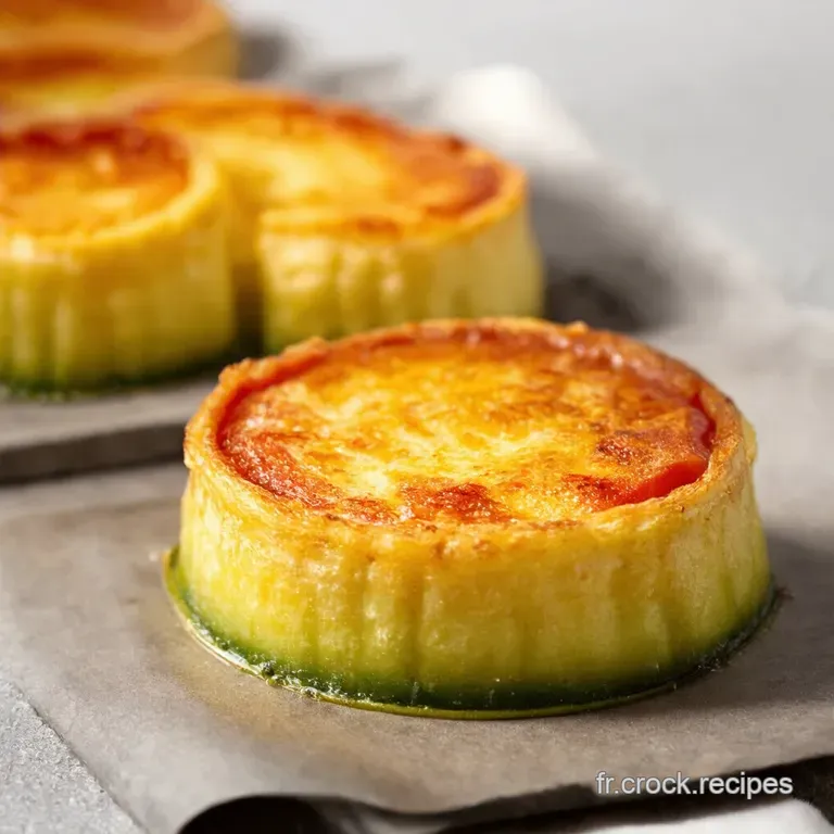 Petits Flans Soleil Tomate Courgette Faciles et Gourmands
