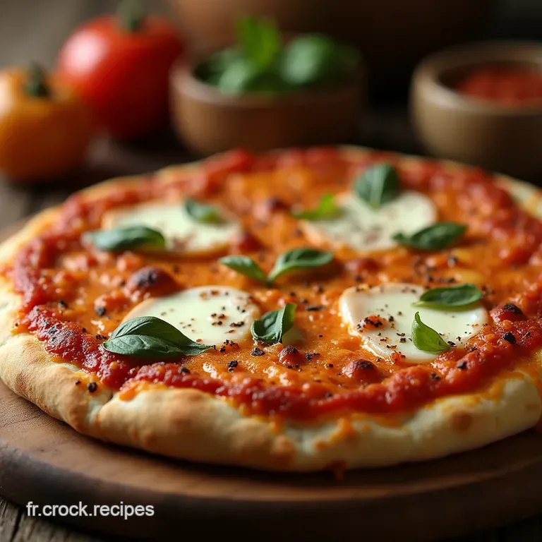 Pizza Naan Express Lalliance Croustillante Du Tandoor Et De La Margherita presentation