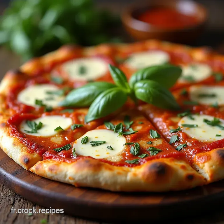 Pizza Naan Express LAlliance Croustillante du Tandoor et de la Margherita