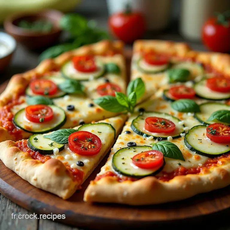 Pizza Rustica aux Courgettes et Herbes de Provence