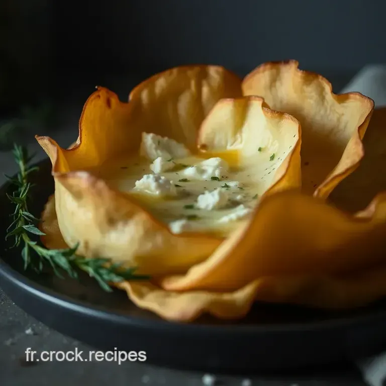 Placinte Impaturite: Feuillet&eacute;s Au Fromage Frais presentation