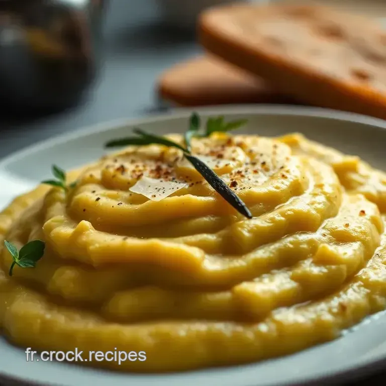 Polenta Cr&eacute;meuse &agrave; la Parmigiana