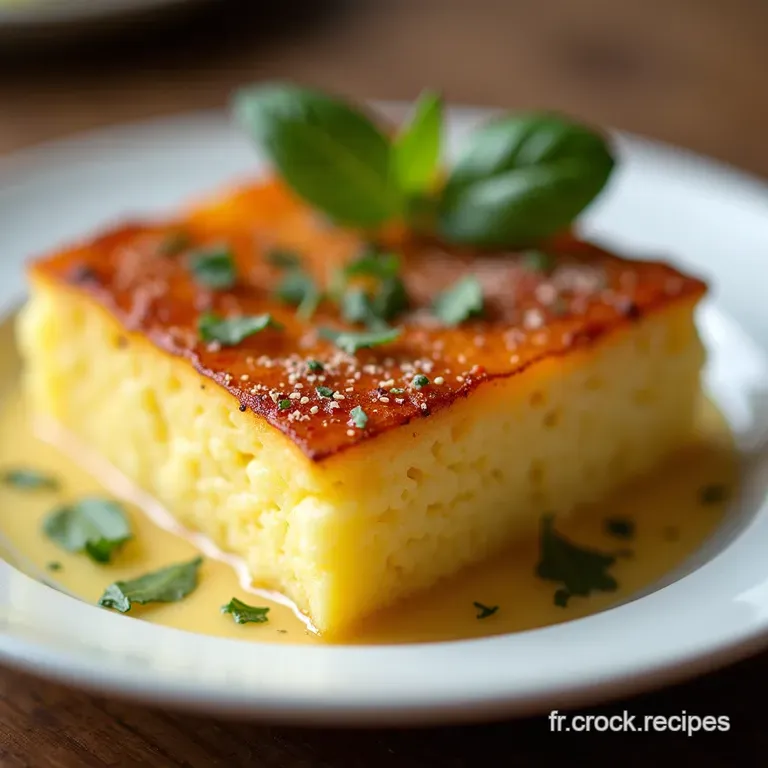Polenta Cr&eacute;meuse au Comt&eacute; AOP Le R&eacute;confort en Mille Feuilles