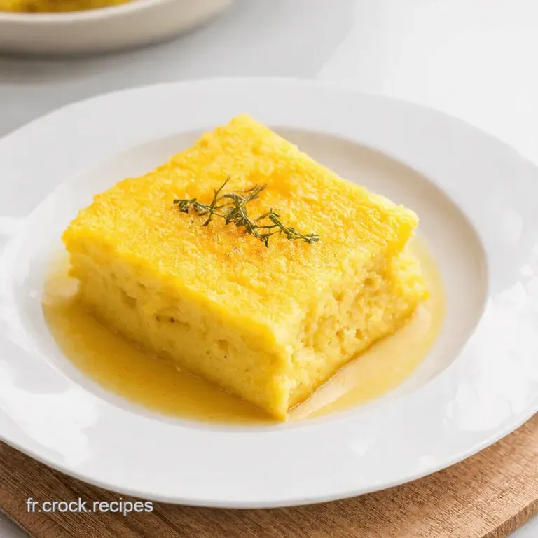 Polenta Gratin&eacute;e au Four Douceur dAutomne