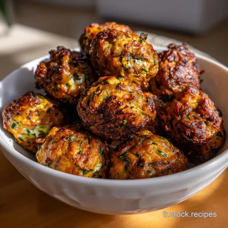 Polpettes Courgette Carotte : Boulettes V&eacute;g&eacute;tales Soleil