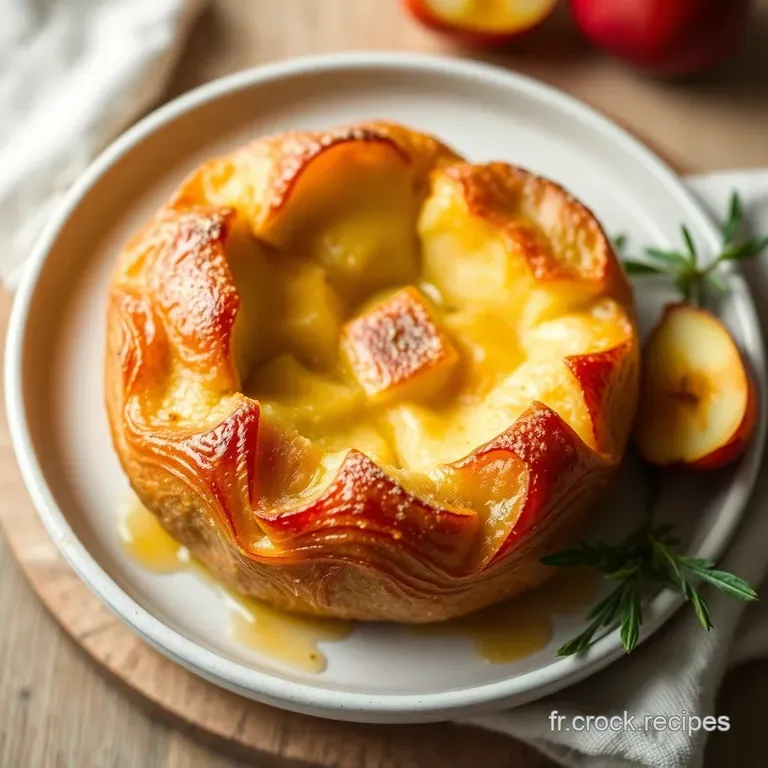 Pomme au Four &agrave; la Normande Revisit&eacute;