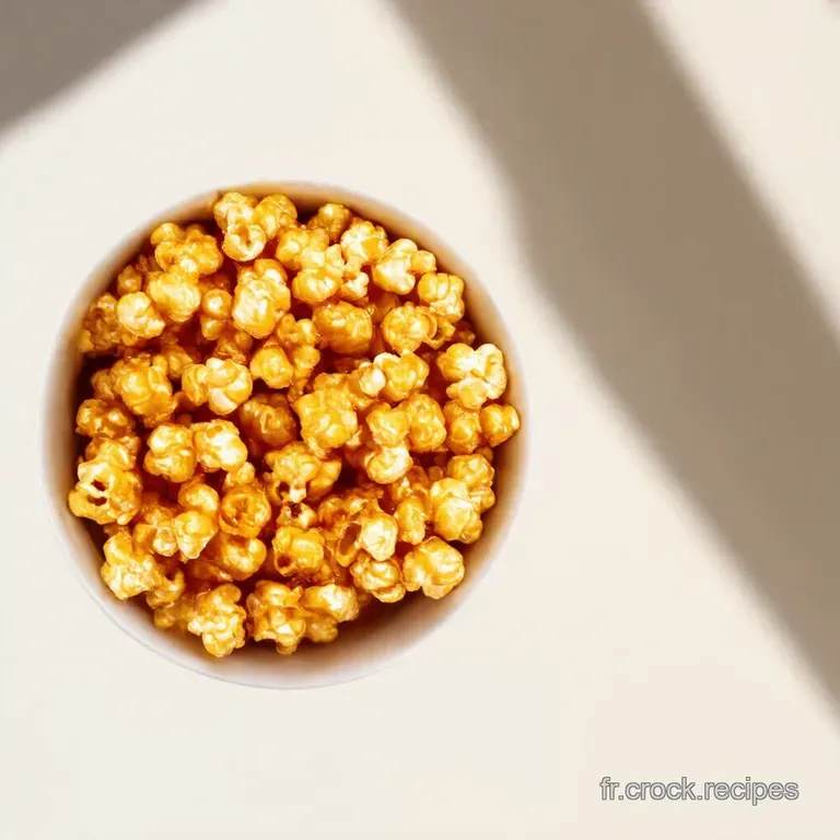 Popcorn Caramel Croustillant La Gourmandise Fran&ccedil;aise