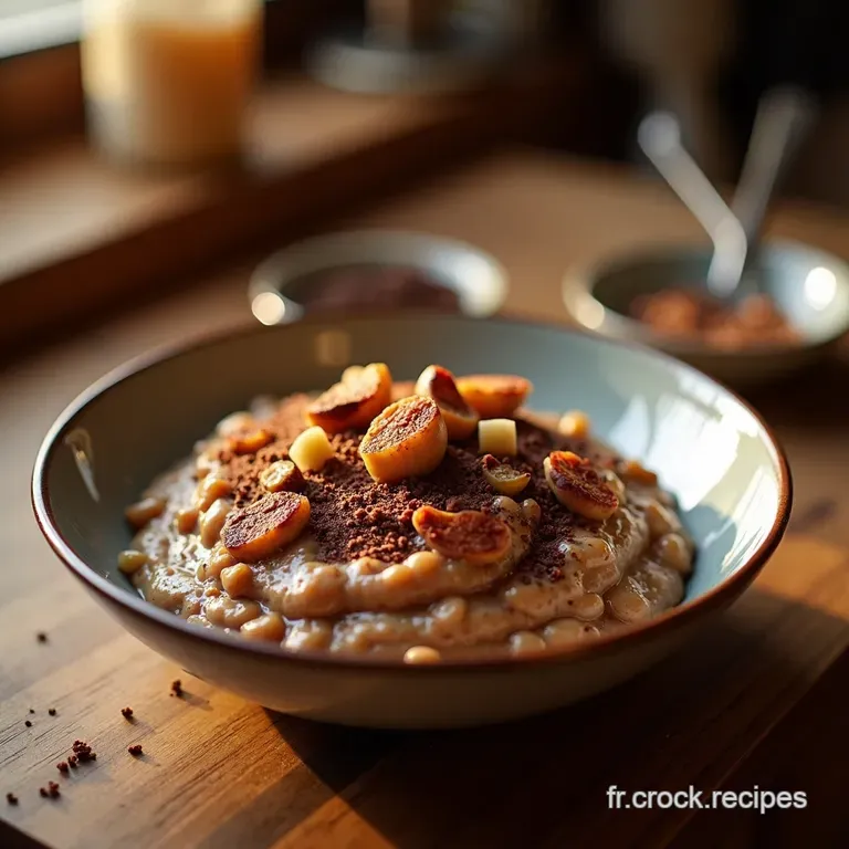 Porridge Nuit Overnight Oats Cacao Baies Recette Express presentation