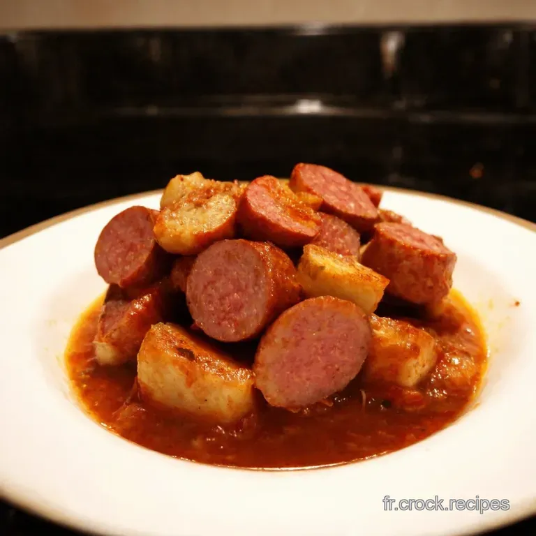Pote Aux Saucisses Et L&eacute;gumes Le Bonheur Dans Une Cocotte presentation