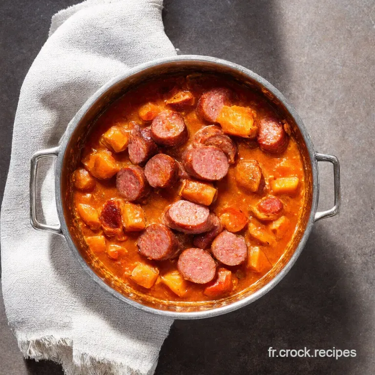 Pote aux Saucisses et L&eacute;gumes Le Bonheur dans une Cocotte