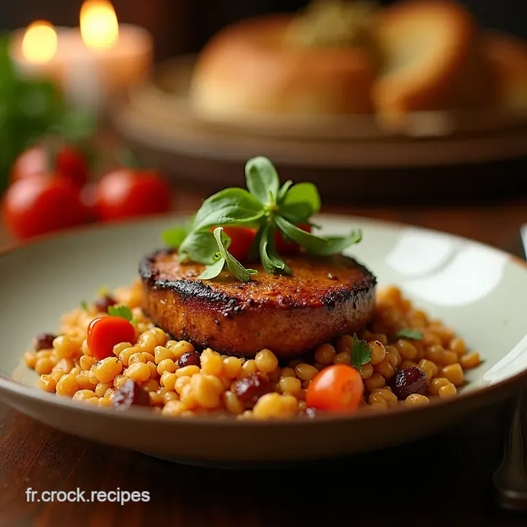 Potimarron R&ocirc;ti Festif Feta Thym Et Quinoa Gourmand presentation