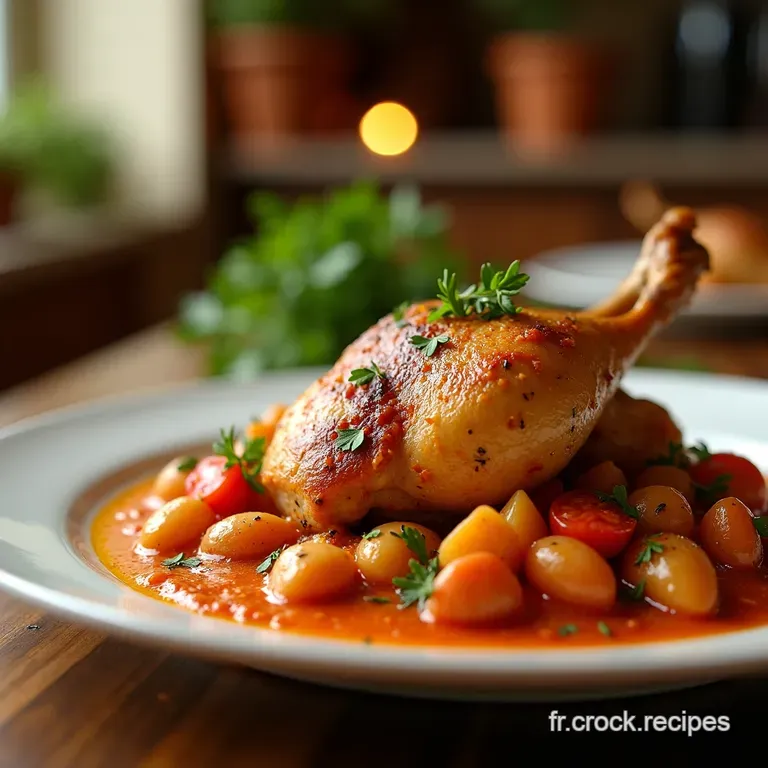 Poulet &Agrave; La Toscane Un Festin Italien Facile Et Cr&eacute;meux presentation