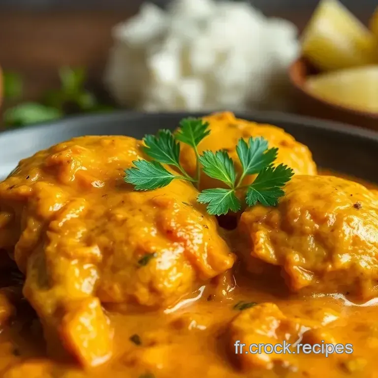 Poulet au Curry Doux et Parfum&eacute;