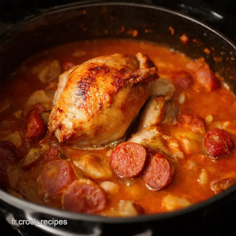 Poulet Chorizo Chasseur Un Mijot&eacute; De Septembre presentation