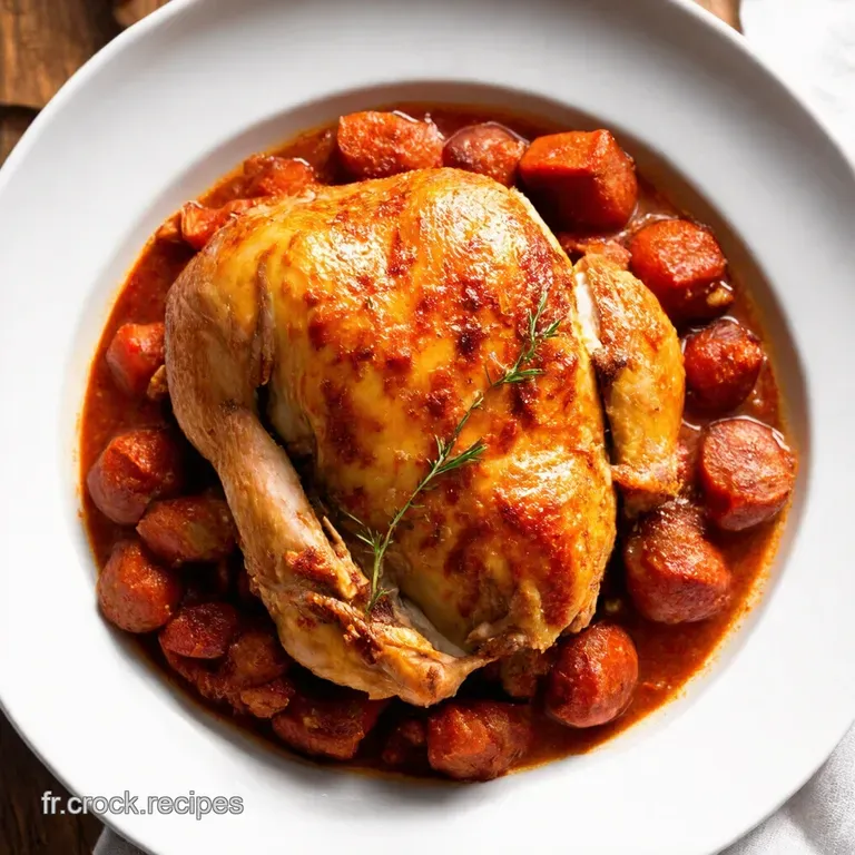 Poulet Chorizo Chasseur Un Mijot&eacute; de Septembre
