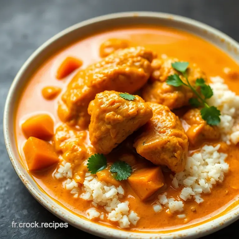Poulet Coco Curry: Un Voyage De Saveurs En 30 Minutes presentation