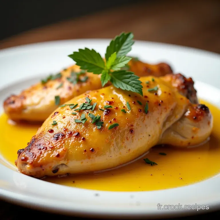 Poulet Croustillant au Miel et au Citron Un Classique Revisit&eacute;
