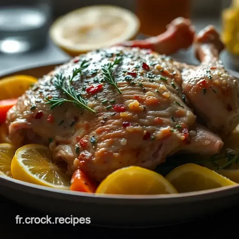 Poulet Marin&eacute; &agrave; la Proven&ccedil;ale
