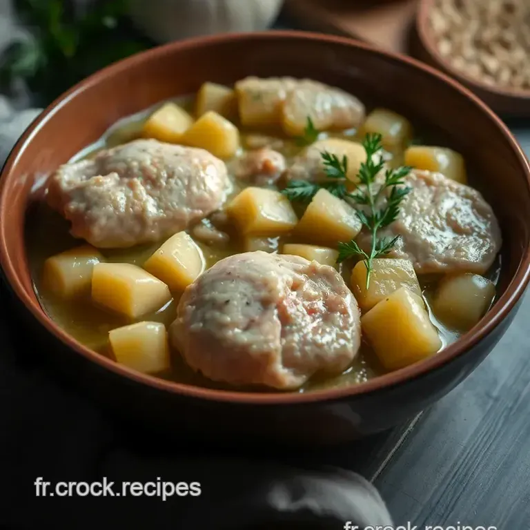Poulet Poireaux Cr&eacute;meux: Une Recette De Famille &Agrave; Partager presentation