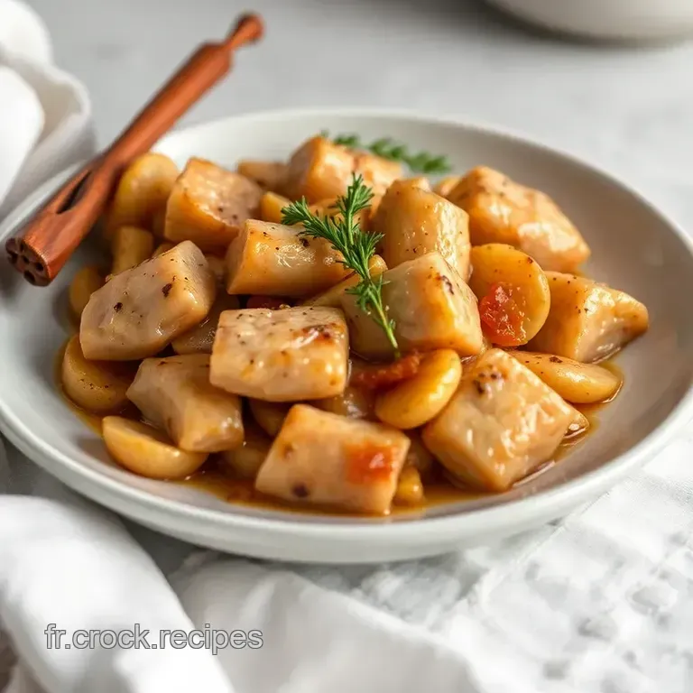 Poulet Proven&ccedil;al Aux Herbes De Saison Et Olives presentation