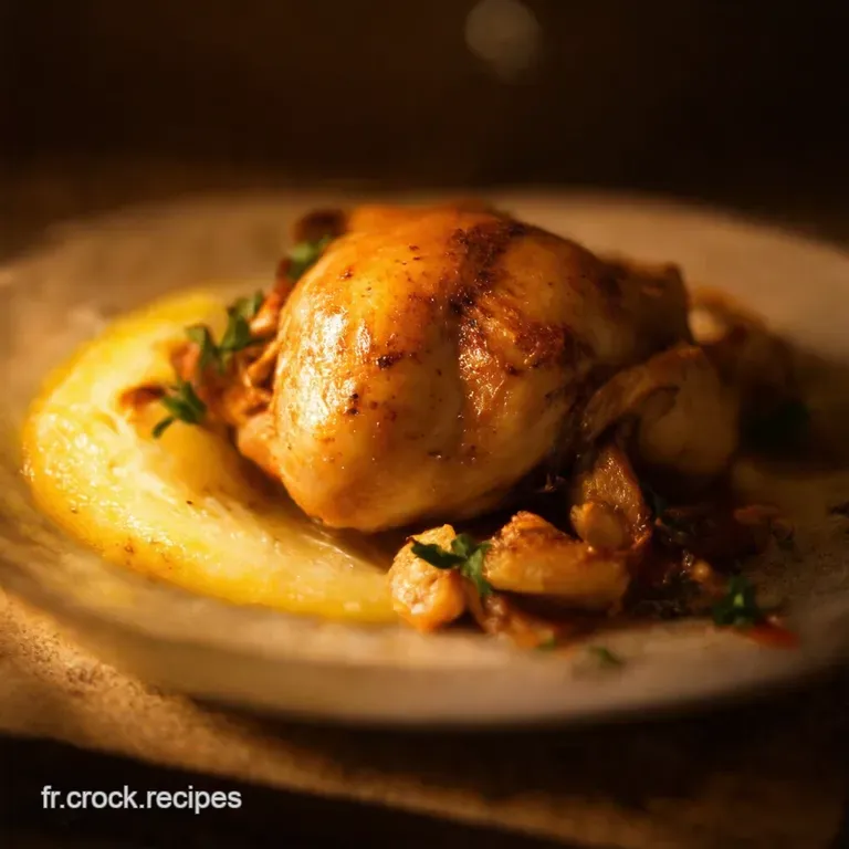 Poulet R&ocirc;ti Au Citron Et Aux Herbes De Provence presentation