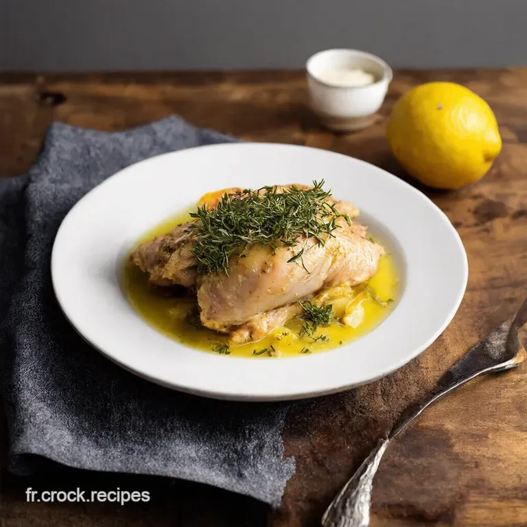 Poulet R&ocirc;ti au Citron et Herbes de Provence