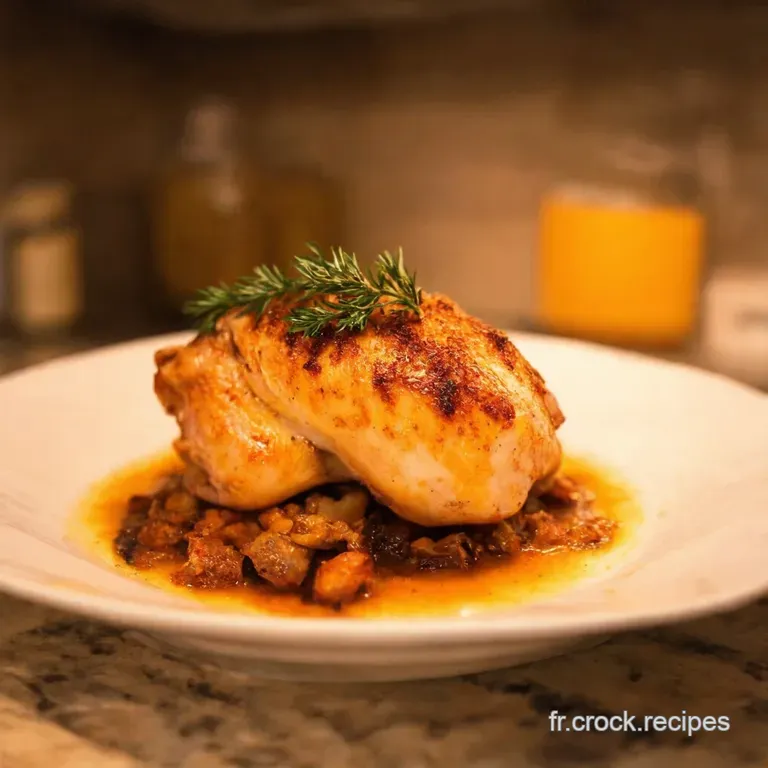 Poulet R&ocirc;ti Parfait La Simplicit&eacute; &Agrave; La Fran&ccedil;aise presentation