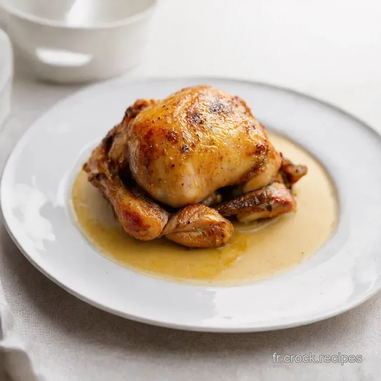 Poulet R&ocirc;ti Parfait La Simplicit&eacute; &agrave; la Fran&ccedil;aise