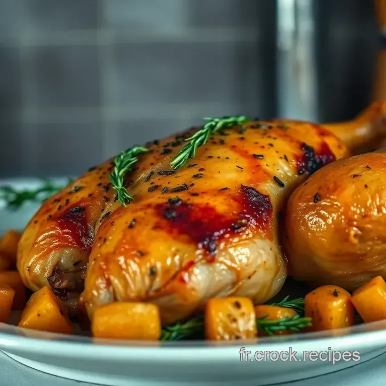 Poulet R&ocirc;ti Parfum&eacute; aux Herbes de Provence