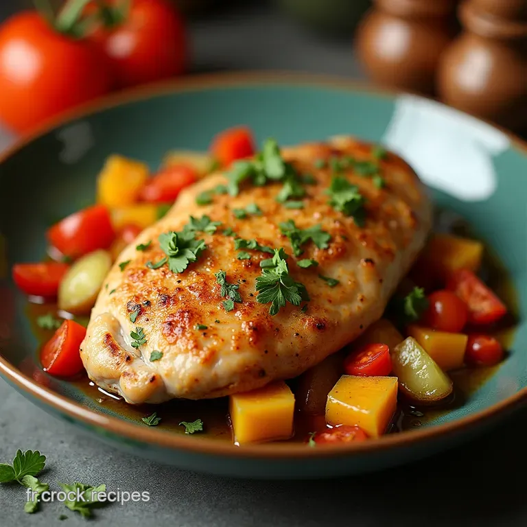 Poulet Marinade SojaMiel et ses L&eacute;gumes Saut&eacute;s &agrave; lAromate