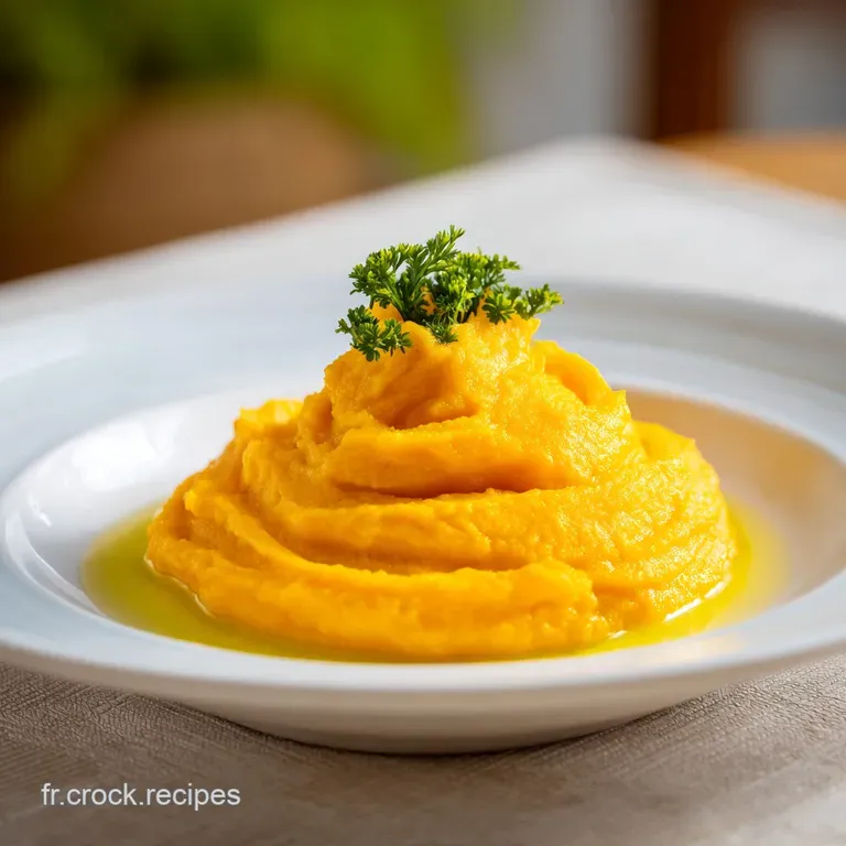 Pur&eacute;e de Carotte et Pomme de Terre Velout&eacute;e