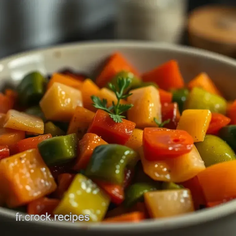 Quatre Saut&eacute;es Savoureuses : Un M&eacute;lange de L&eacute;gumes Color&eacute;s